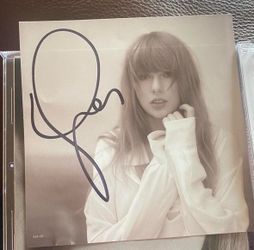 Taylor Swift The Tortured Poets Department Signed CD