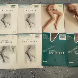 Lot of 8 Silly Sheer & Pantyhose New 