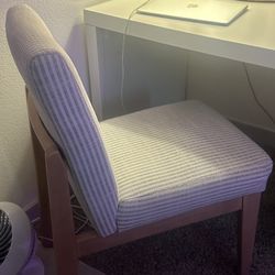 striped desk chair 