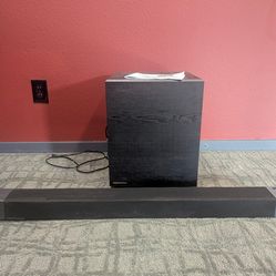 Klipsch cinema 600 sound bar and subwoofer