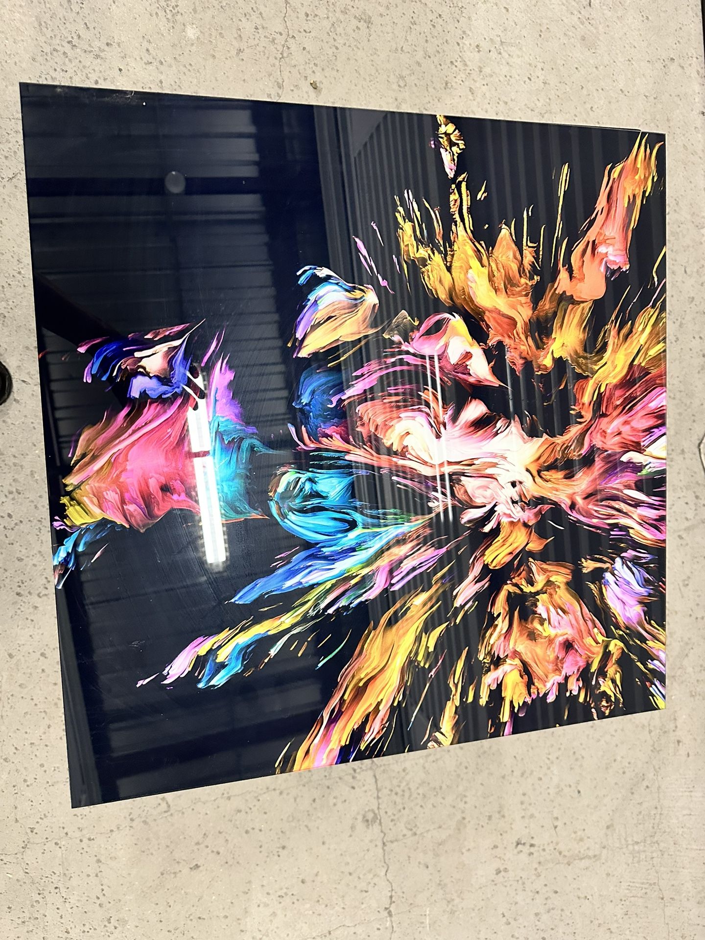 Glass Wall Art Head Art