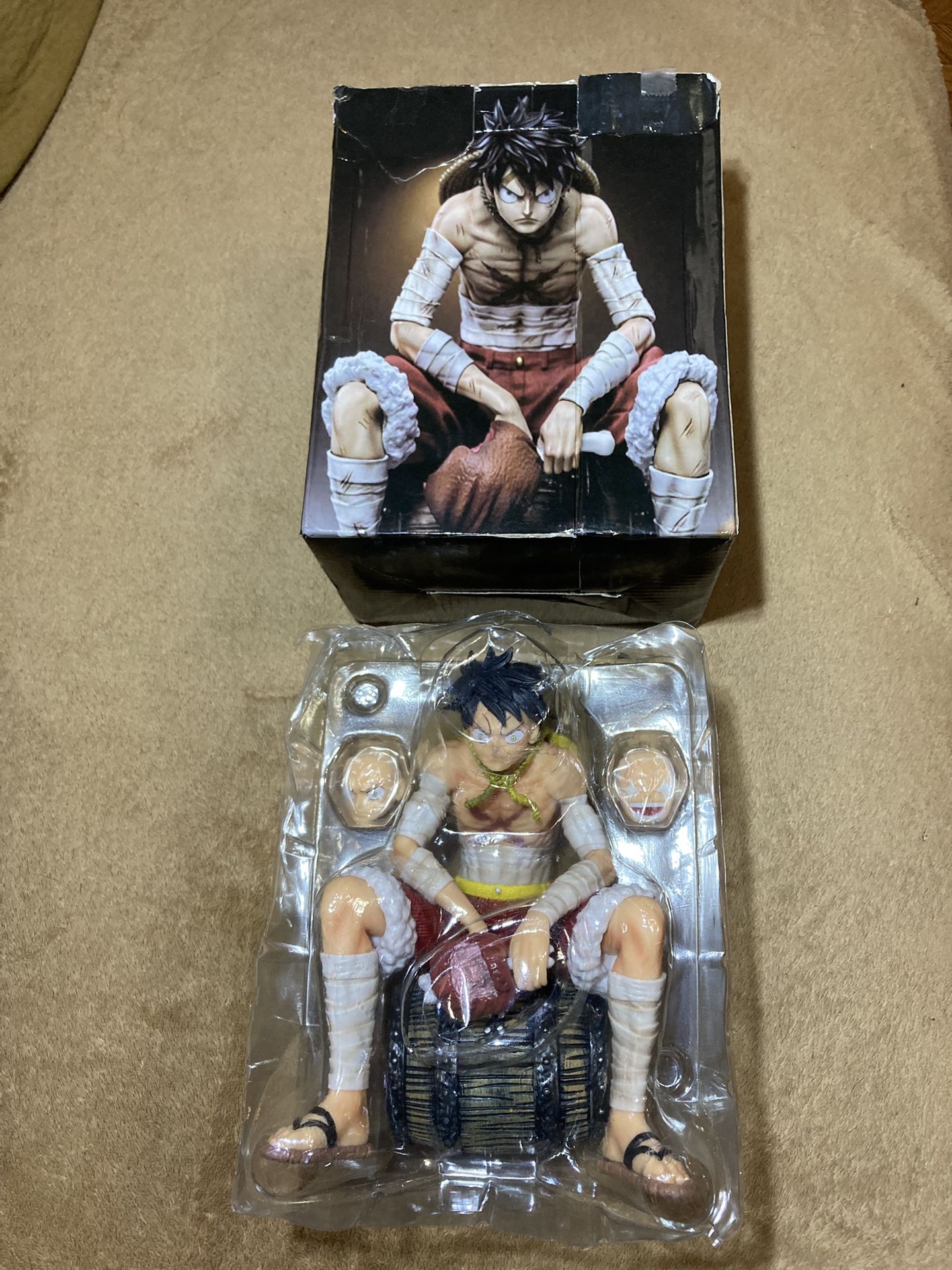 One Piece Bandage Monkey D.Luffy Sit Toy Figure