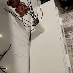White TV stand