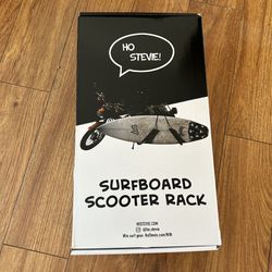 Brand new surfboard scooter rack 