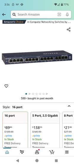 Netgear Prosafe 16 Port Gigabit Switch GS116