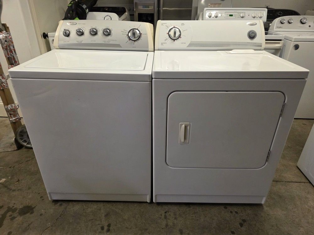 Whirlpool Top-Load Washer And Dryer Set