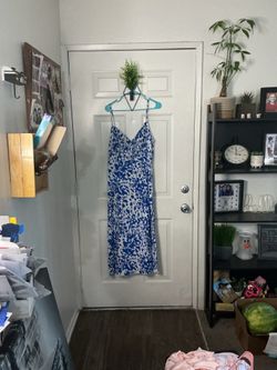 Blue dress