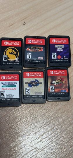 Nintendo switch games message for prices. No they’re not all 25. No trades cash only see my other listings for more gaming stuff.