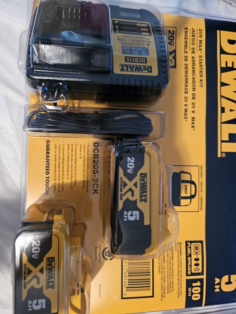 Dewalt Batteries And Charger 