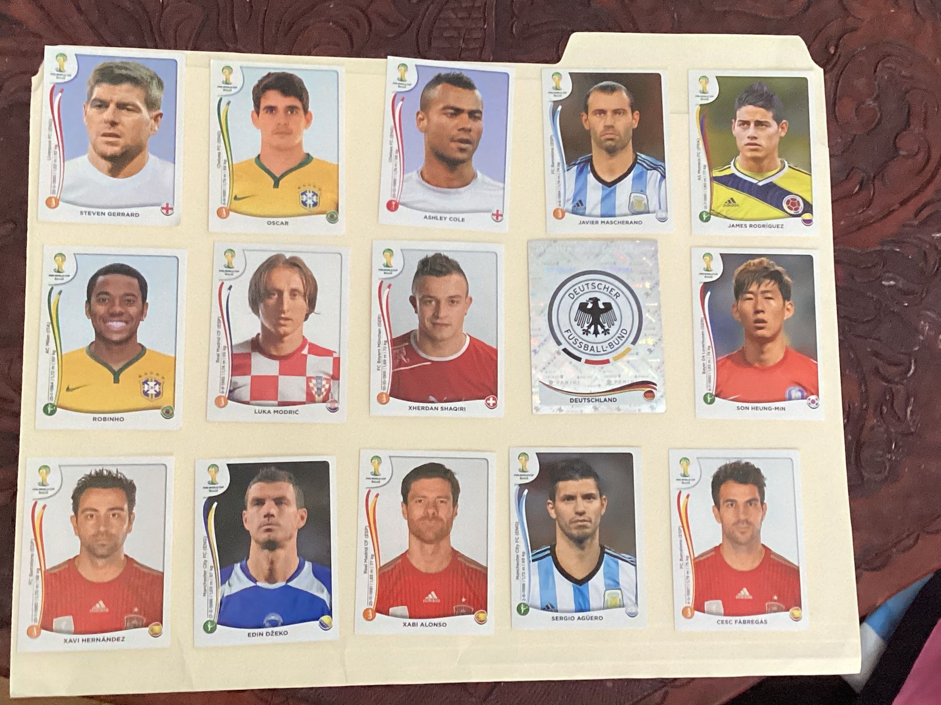 2014 FIFA WORLD CUP TRADING STICKERS (RARE)