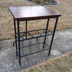 Wine Rack Table 33x30 X42 High