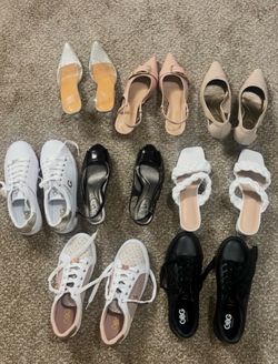 $200 for everything , Brand New Name Brand Women Shoes Lot Size 7.5 And 8 , Details In The Photo Gallery Pickup Gaithersburg Md20877