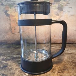
French press pot black 11.8OZ, 304 stainless steel filter, hand brewed coffeepot
This French press pot is a stylish and practical addition to any kit