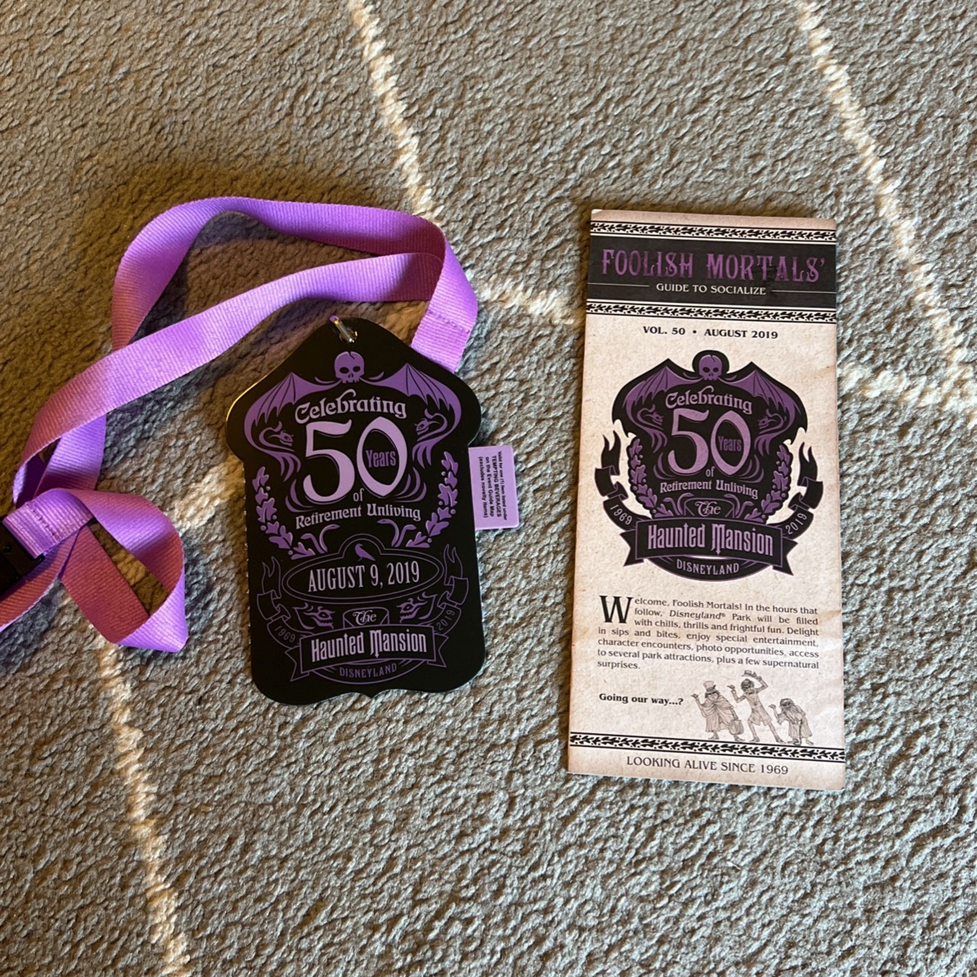 Disneyland Haunted mansion 50Th Anniversary