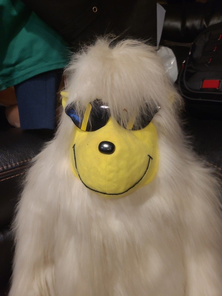 Large White MONKEY with NEON Parts