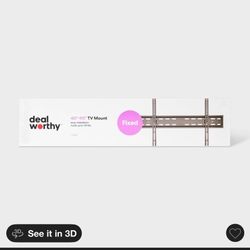 Fixed Low Profile 40" - 90" TV Mount - dealworthy™: Steel, 120 Ib Capacity