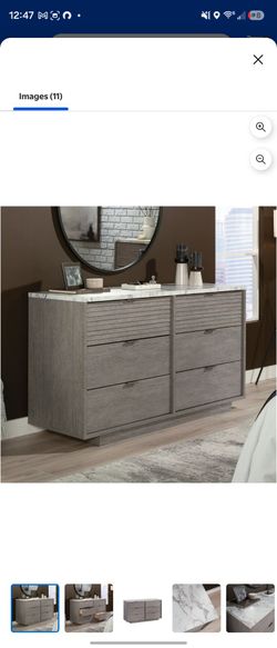 Sauder East Rock 6 Drawer Dresser