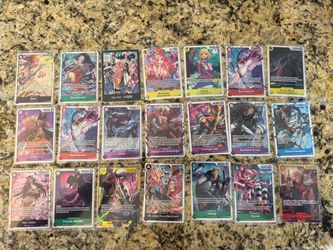 One Piece Card Lot SRs, SECs, and a Don