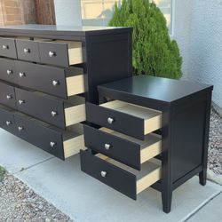 2 Piece Black Dresser Set Free Delivery Included 