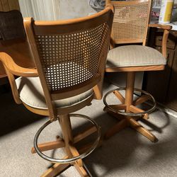 Two Bar Stool Chairs Up For Grabs