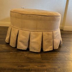 Suede Ottoman