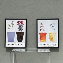 Vintage Post modern Gasiorowski Galerie Adrien Maecht Paris exhibition posters