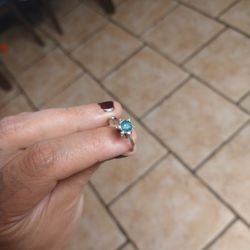 Aqua Marine .925 Ring