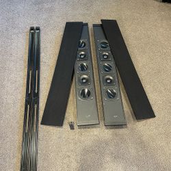 Paradigm Decor 2SC Ultra-Thin TV L/C/R Speakers 