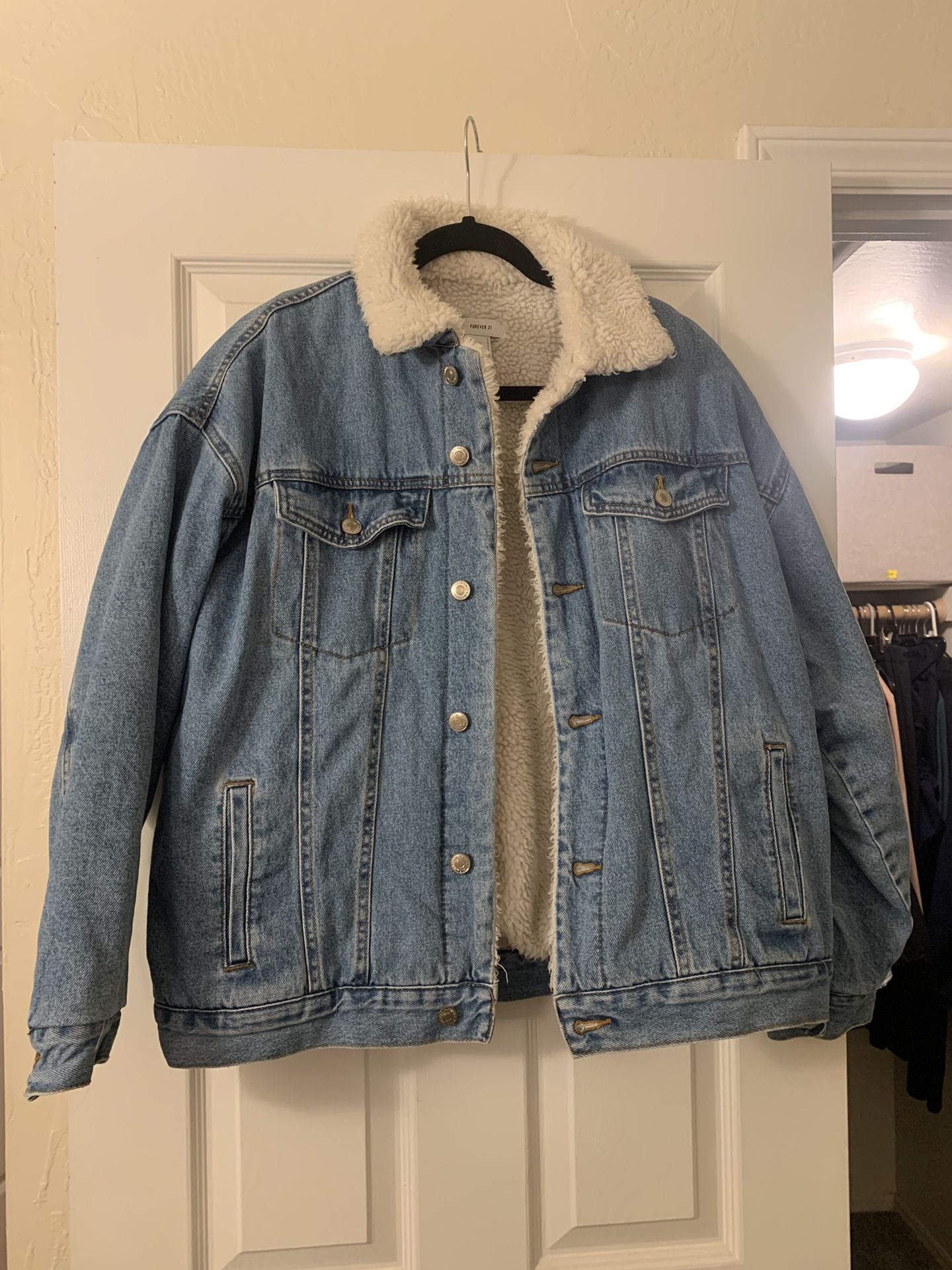 Sherpa Jean Jacket