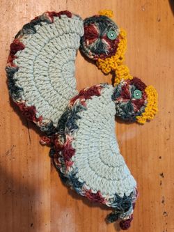 Crochet Chicken Pot Holders