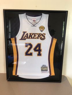 RIP Kobe Bryant Authentic Jersey and case.