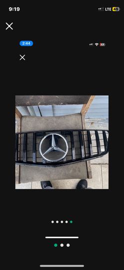 C300 Benz Front Grill Glossy Black