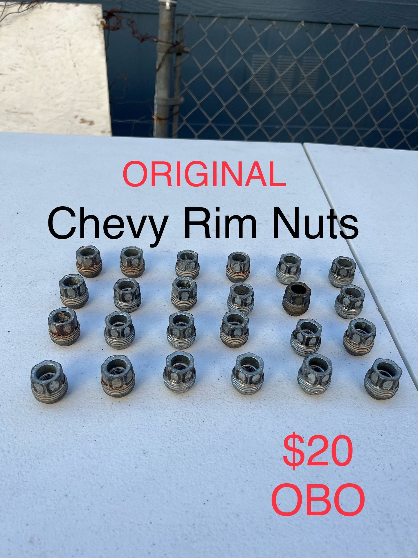 Chevy Rim Nuts $20 For ALL