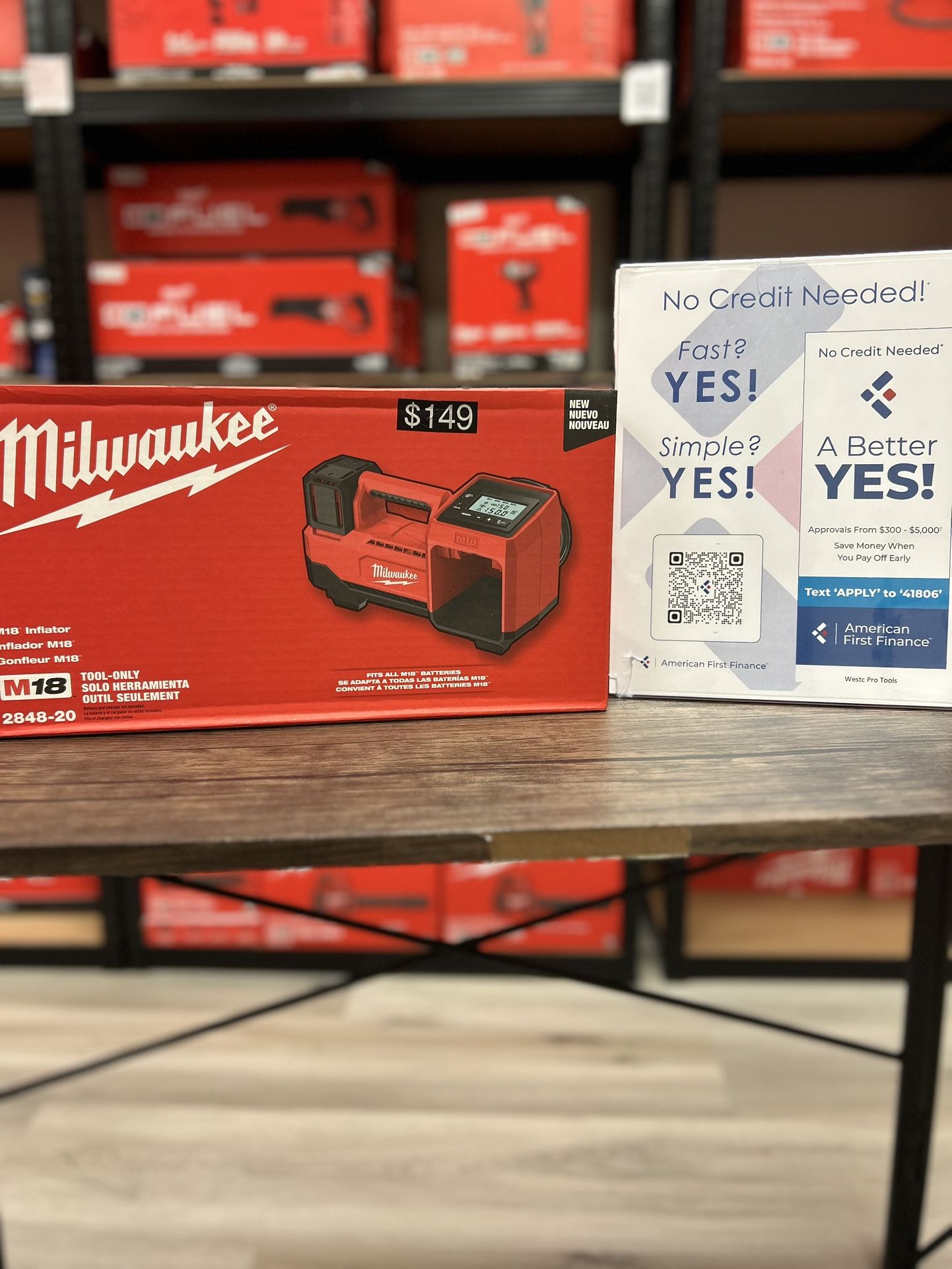 Milwaukee M18 Tire Inflator , Brand New Tool Only