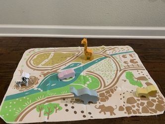 Wooden Safari Animal Set