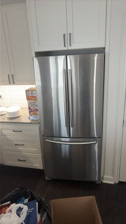 SAMSUNG 27 Cu. Ft. Mega Capacity Counter Depth 3 Door French Door Refrigerator With Dual Auto Ice Maker In Stainless
