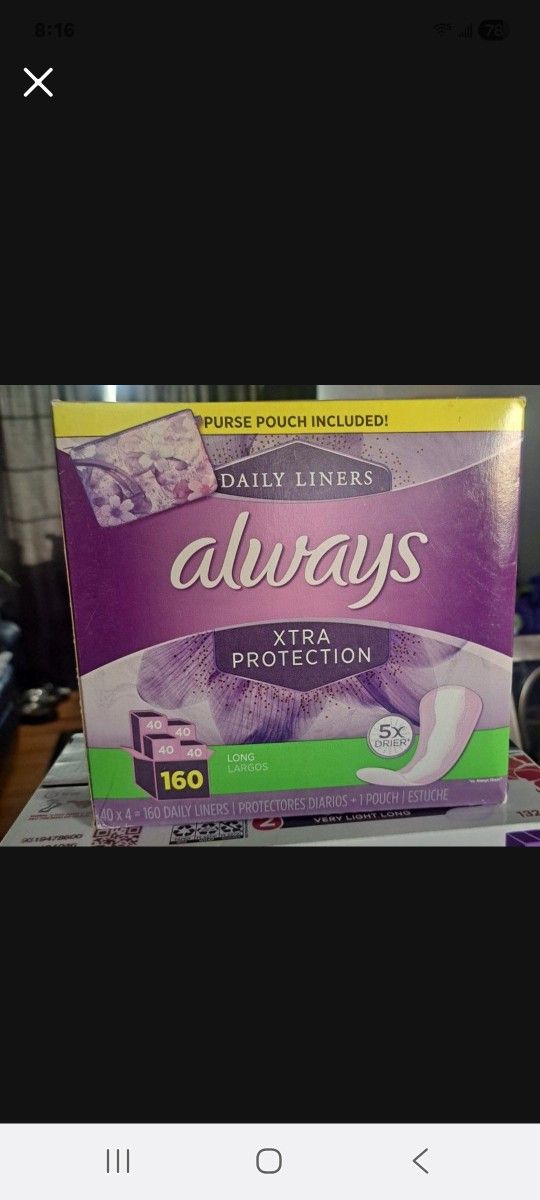 Always Xtra Protection Long-160 Ct