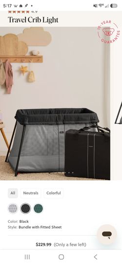 Baby Bjorn travel crib