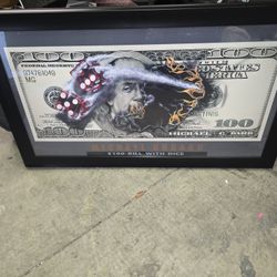 $100 Bill with Dice

by Michael Godard