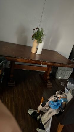 Real wood table