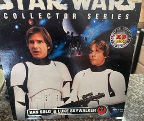 Star Wars Collectors Series - Hans Solo & Luke Skywalker In Stormtrooper gear