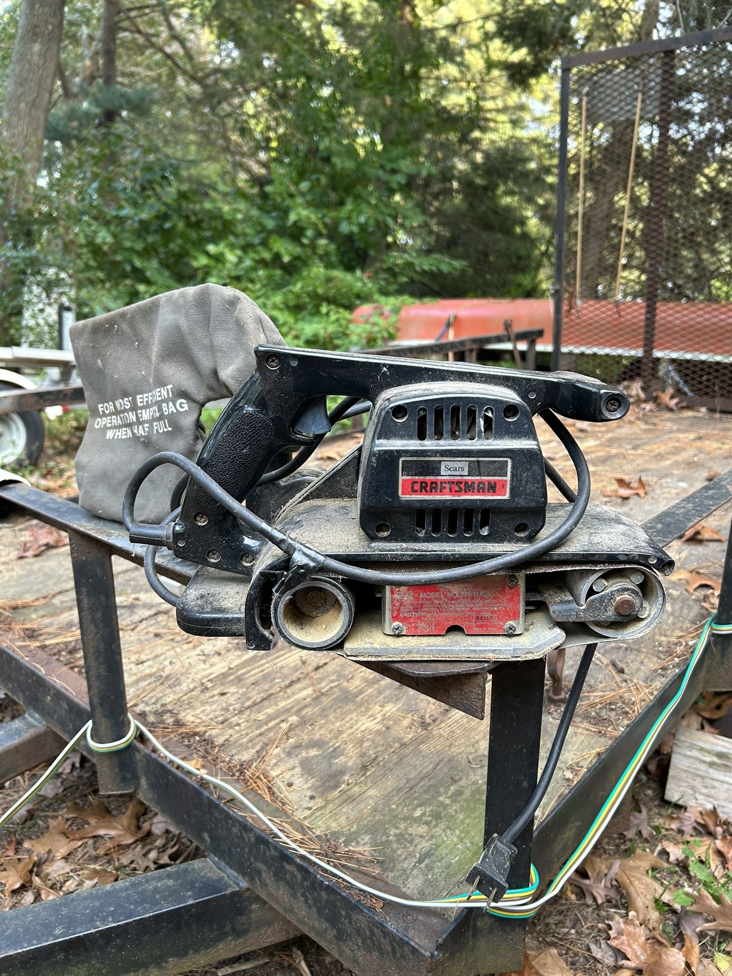 Craftsman belt sander