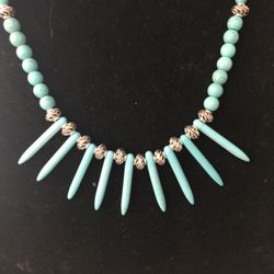 Handmade Turquoise Howlight Necklace