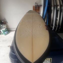8’ Funboard Surfboard – Shaped by Roger Hines – Good Condition