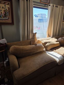 Southwood Large Sectional Sofa -Down/Feather Cushions -Restoration Project