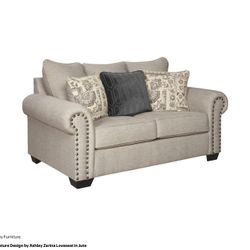 Newer Loveseat with nailhead rivets 