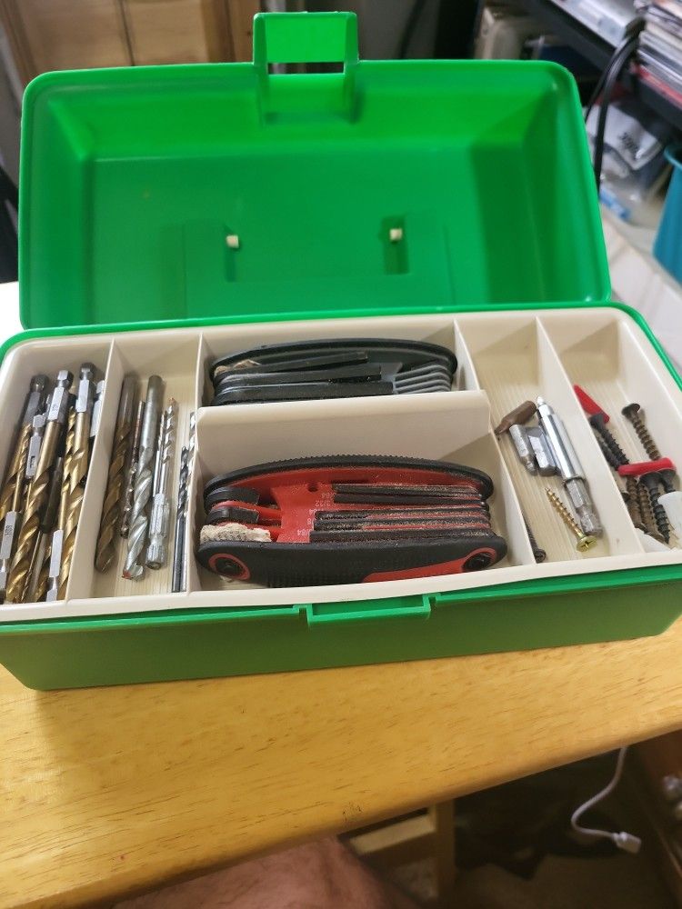 Box Of Drill Bits Tools