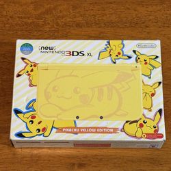 New Nintendo 3ds XL Pikachu Edition