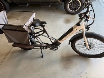 Flyer e-bike with kids carrier
