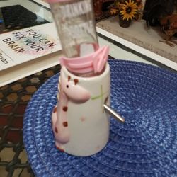 Small Water Bottle With Ceramic Holder For Small Rodent, Hamster 